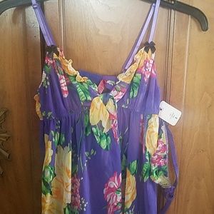 Betsey Johnson  babydoll  with thong. 2 pieces